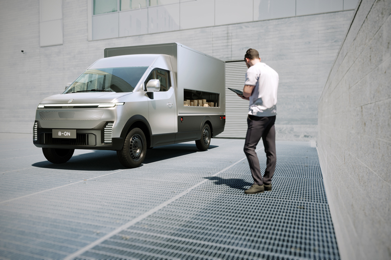 B-ON unveils Pelkan electric light commercial vehicle at CES