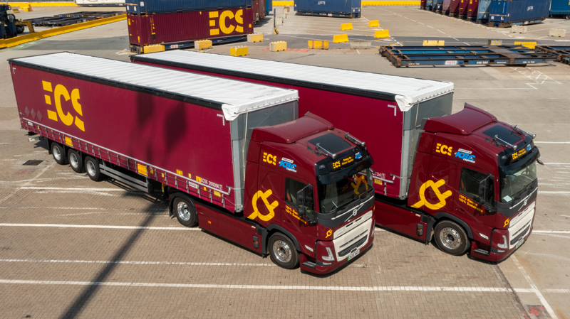 New trial from ECS combines electric freight transport with rail