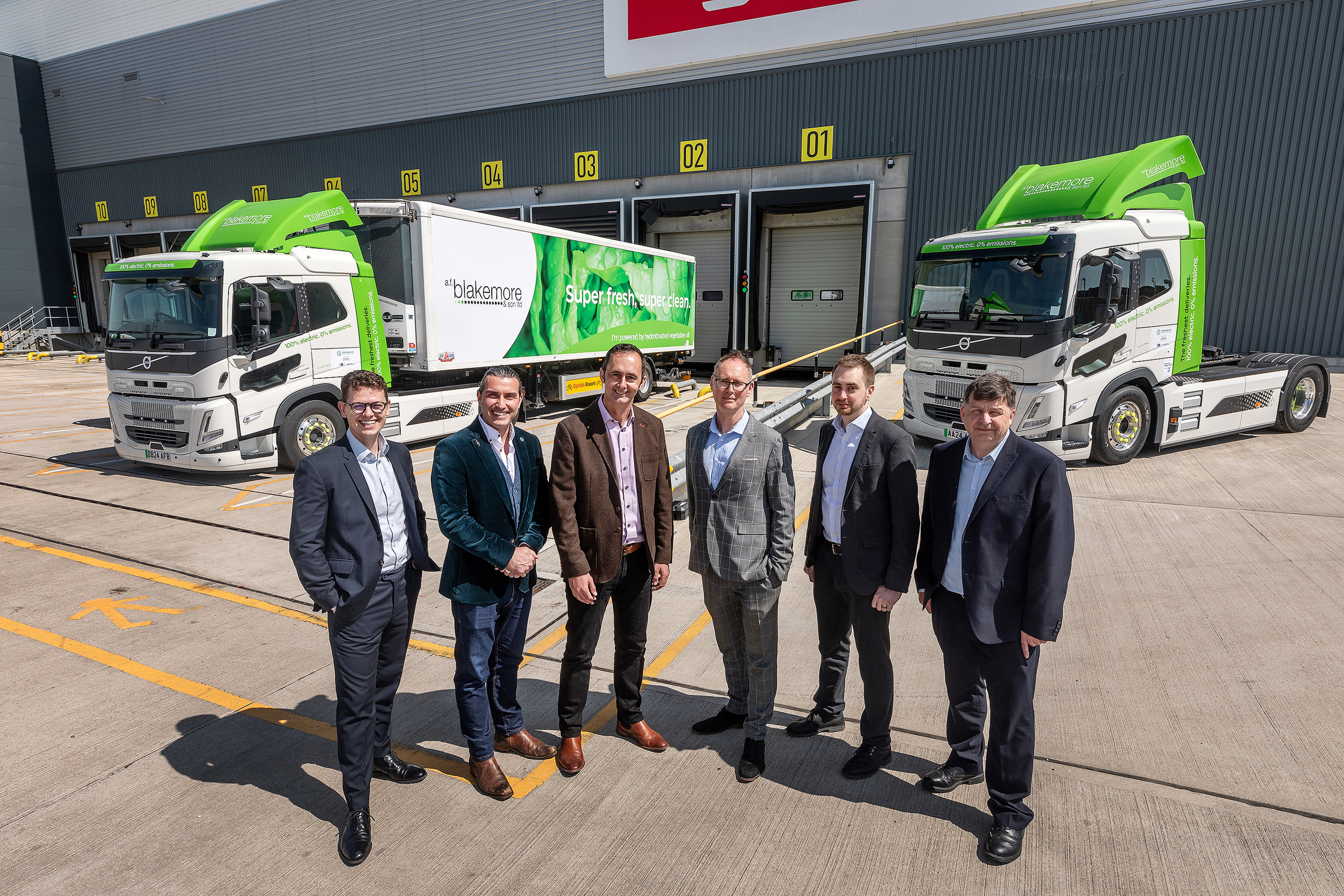 First electric HGVs delivered through Electric Freightway programme ...