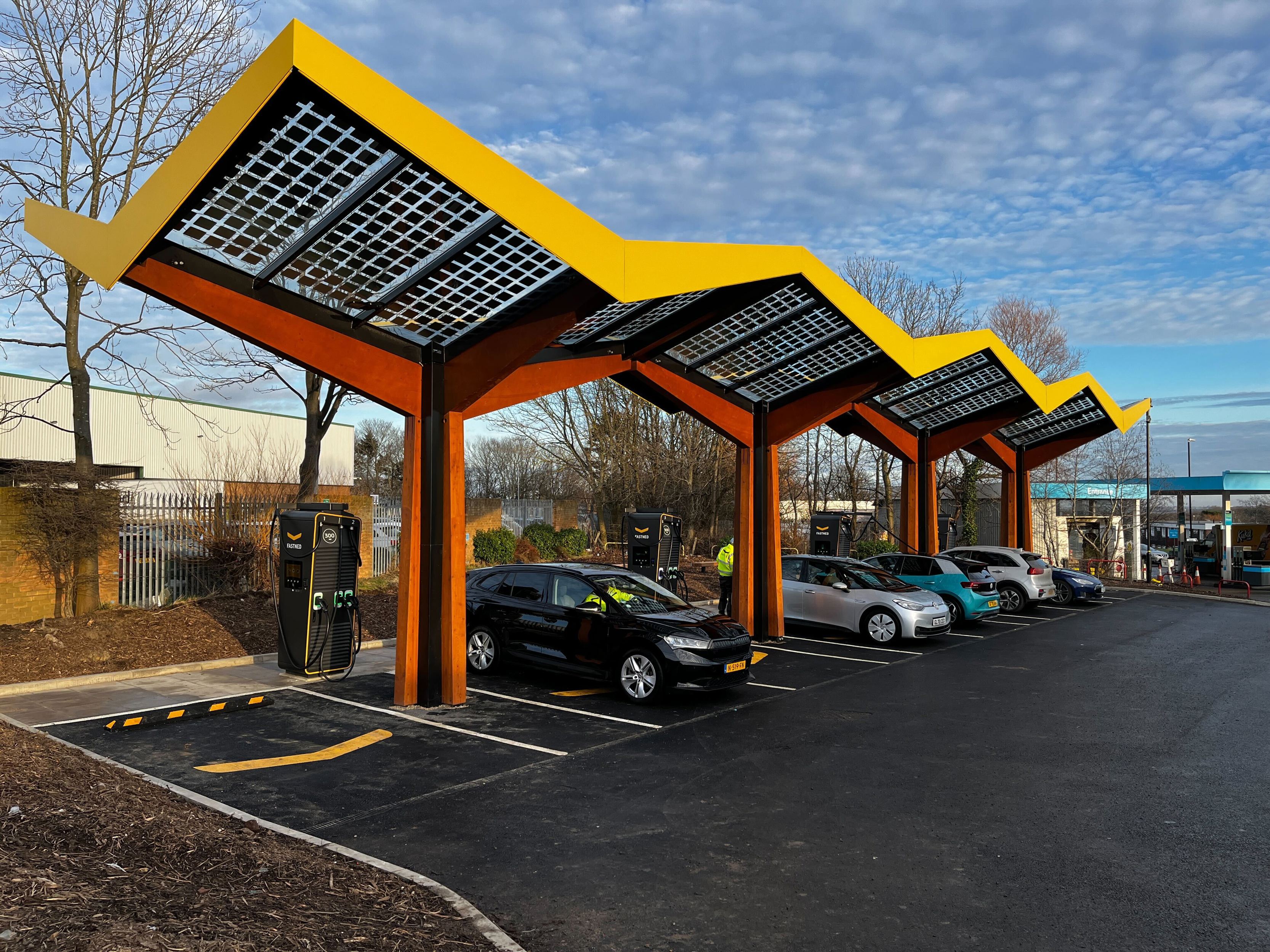Fastned opens latest ultrarapid electric vehicle charging station